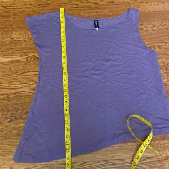 SAVVI MD Purple (Grape) Asymmetrical DARCY Top - Picture 10 of 14